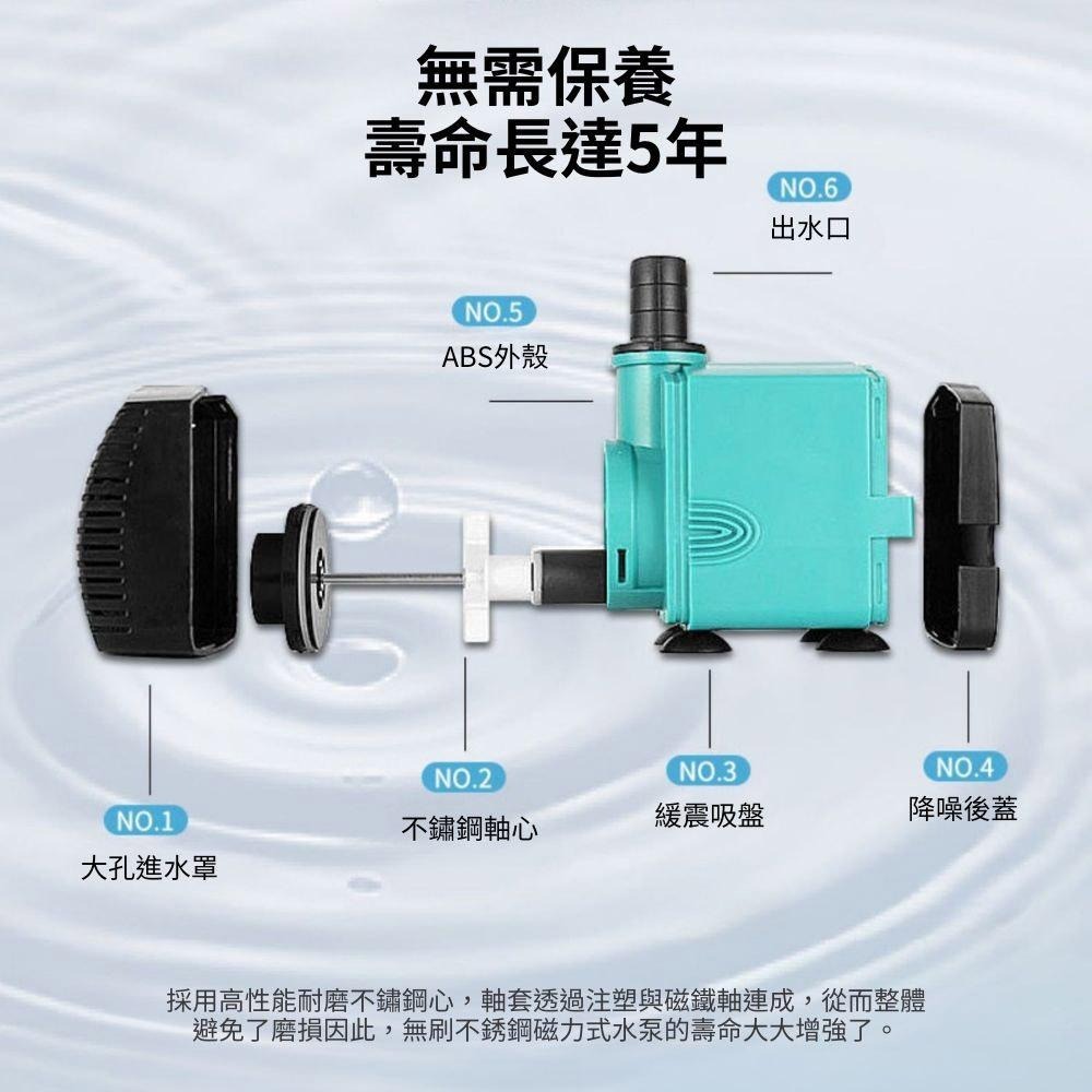 超能玩工 包退0費用●UP雅柏 沉水馬達 抽水馬達 110V 抽水機 循環馬達 水族馬達 靜音馬達 可調節水量 台灣現貨-細節圖5