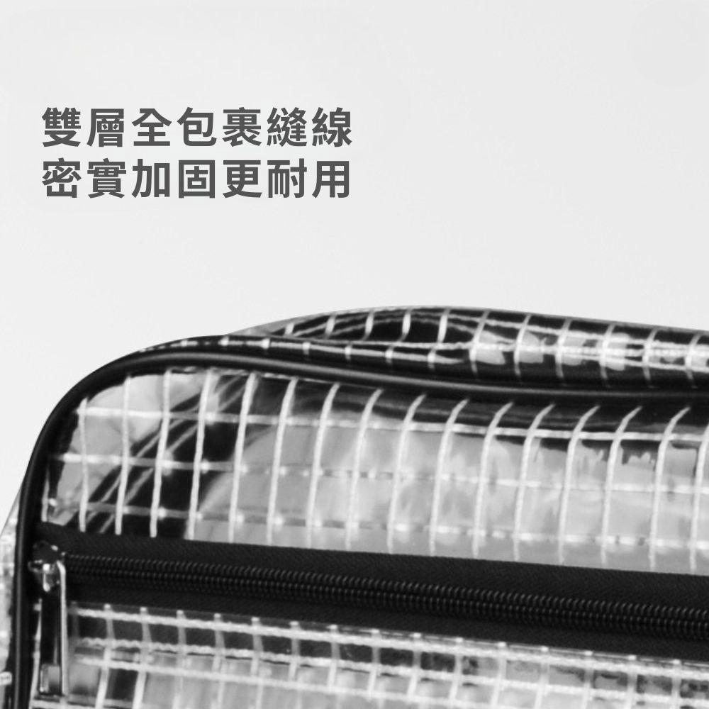 超能玩工 包退0費用●透明網格斜背無塵包 透明網格斜背包 透明包 透明網格工具包 斜背包 無塵背包 無塵工具包 台灣現貨-細節圖5