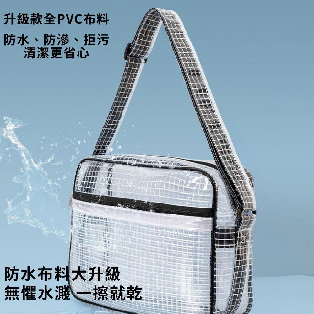 超能玩工 包退0費用●透明網格斜背無塵包 透明網格斜背包 透明包 透明網格工具包 斜背包 無塵背包 無塵工具包 台灣現貨-細節圖6