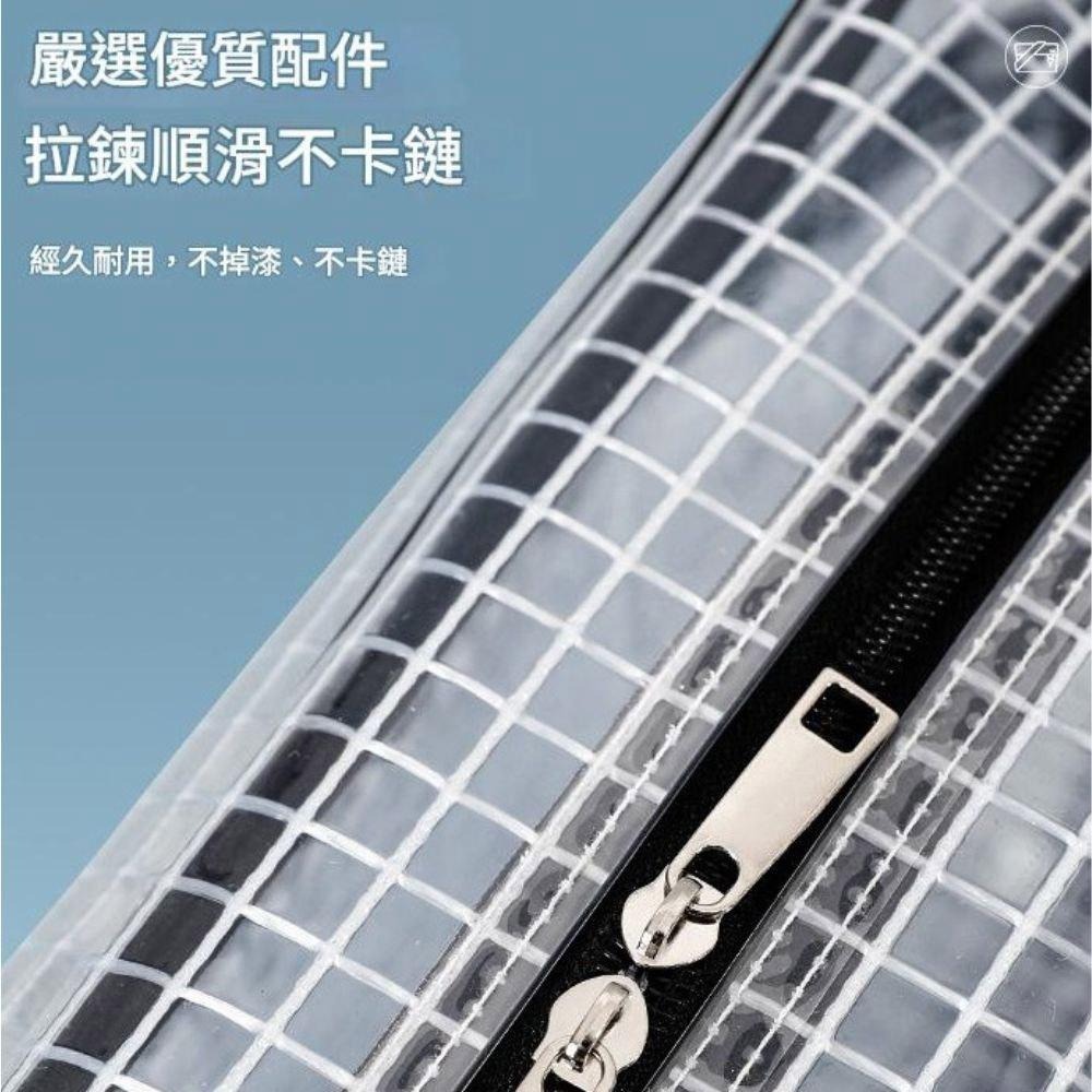 超能玩工 包退0費用●透明網格斜背無塵包 透明網格斜背包 透明包 透明網格工具包 斜背包 無塵背包 無塵工具包 台灣現貨-細節圖8