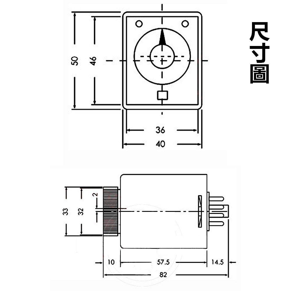 超能玩工 包退0費用●AH3-3 時間繼電器 時控開關220V 通電延遲 可調10-60秒/6-60分 CHCKC-細節圖7