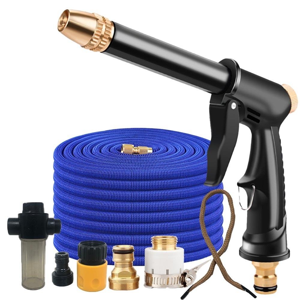 超能玩工 包退0費用●高壓家用洗車水槍 伸縮水管 彈力水管 洗車水管 澆花水管 洗車 澆花 洗窗 台灣現貨-細節圖2