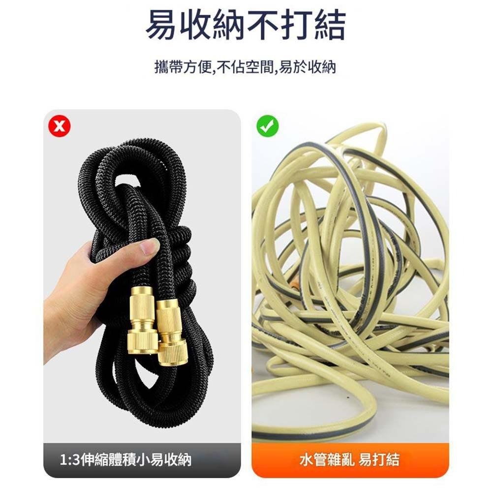 超能玩工 包退0費用●鋁合金接頭 伸縮水管 彈力水管 彈力伸縮水管 洗車 澆花 洗窗 台灣現貨-細節圖9