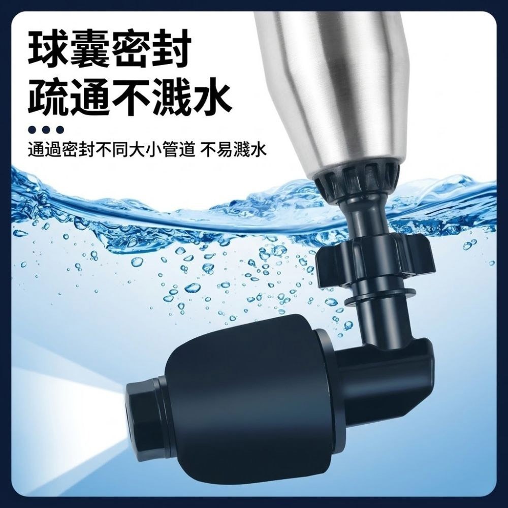 超能玩工 最高規八件組●馬桶疏通器 鋼砲通 加強高壓不鏽鋼 通馬桶 通水管 水管疏通器 通管器 馬桶疏通 一炮通 疏通-細節圖7