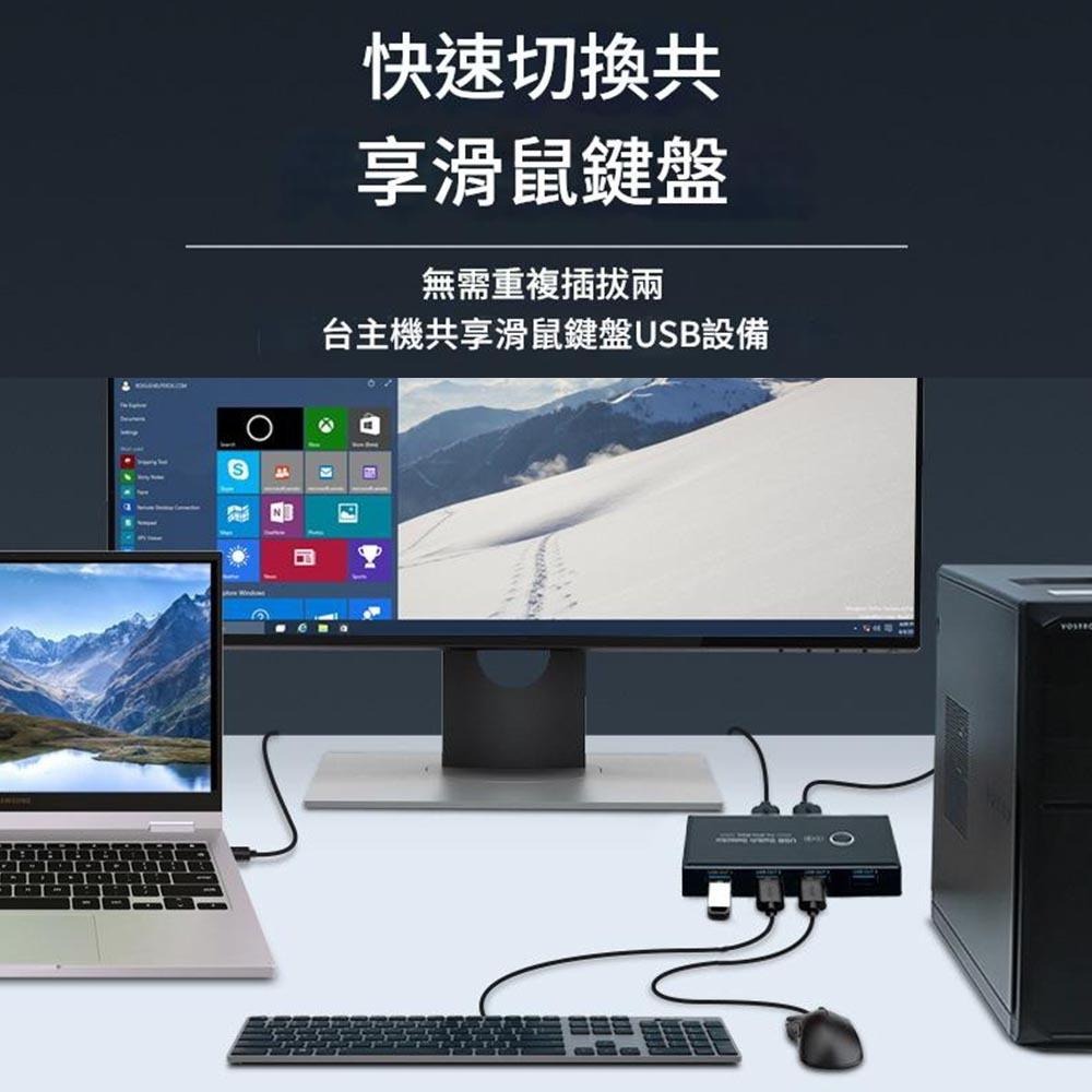 超能玩工 包退0費用●USB 印表機分享器 電腦共享器 二進四出 共享器 多接口分線器 切換器 影印機共享器 打印機-細節圖8