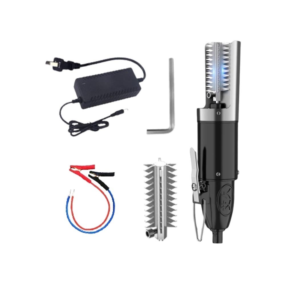 超能玩工 保固1年●電動刮魚鱗器 充電款/插電款/配件刀頭 電動魚鱗機 電動刮魚鱗器 魚鱗機 電動刮鱗機 刮魚鱗器 現貨-規格圖9