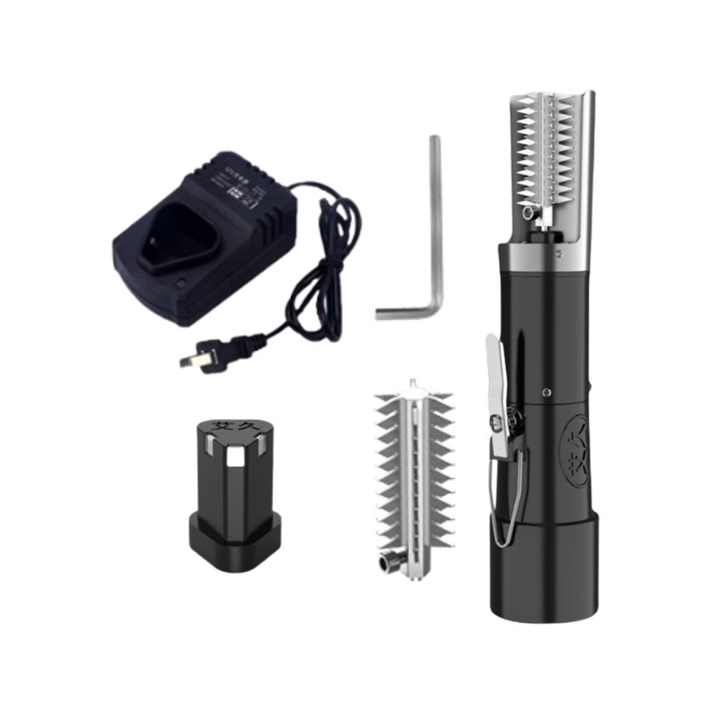 超能玩工 保固1年●電動刮魚鱗器 充電款/插電款/配件刀頭 電動魚鱗機 電動刮魚鱗器 魚鱗機 電動刮鱗機 刮魚鱗器 現貨-規格圖9