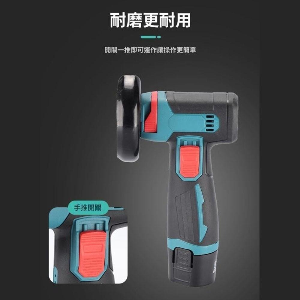 超能玩工 保固1年●角磨機 3吋 有刷角磨機 便攜拋光機 打磨機 小型無線砂輪機 鋰電小型拋光機 切割機 砂輪機 扳手-細節圖5