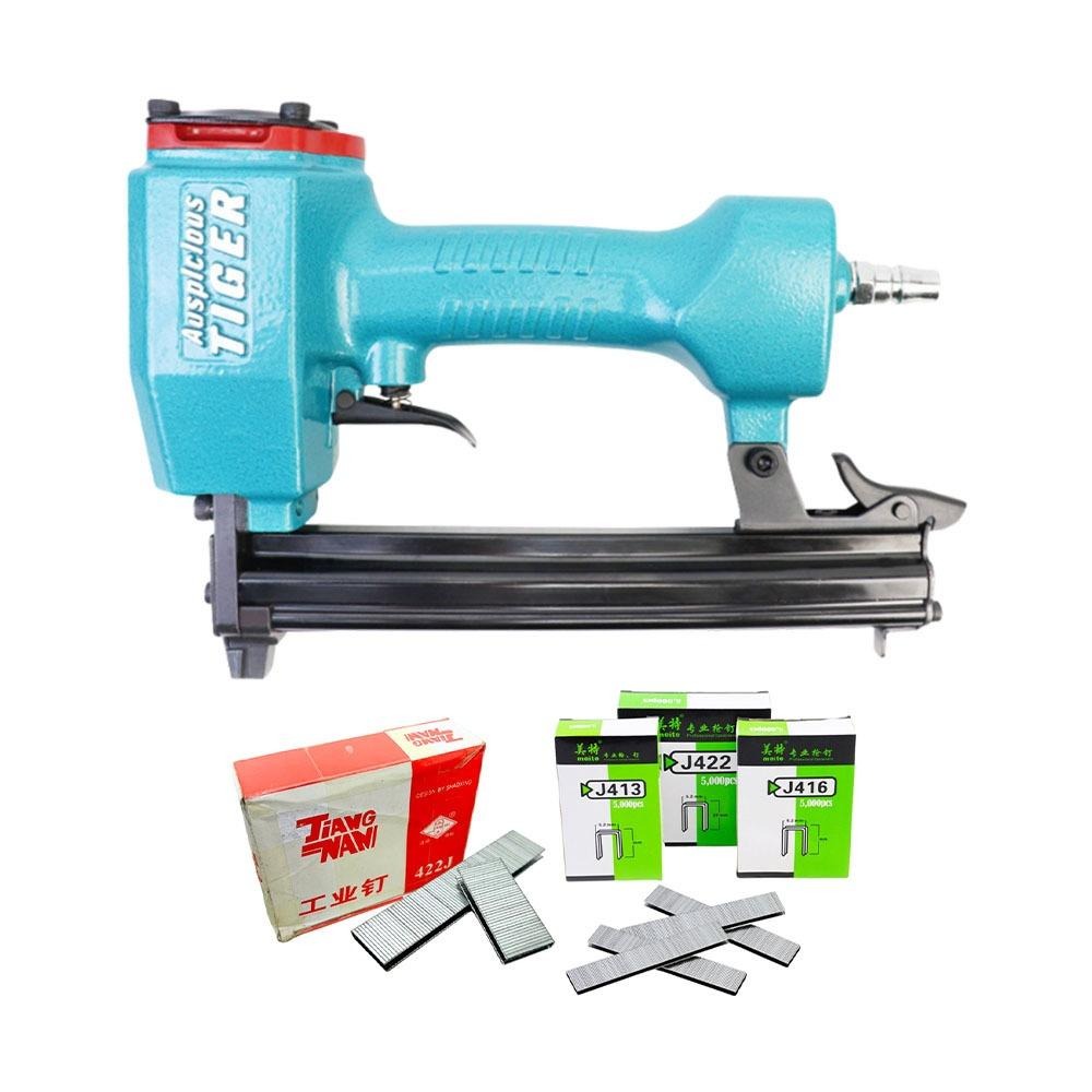 超能玩工 保固1年●422J小ㄇ槍 專業級ㄇ型 氣動釘槍 打釘槍 裝潢 木工DIY-細節圖2