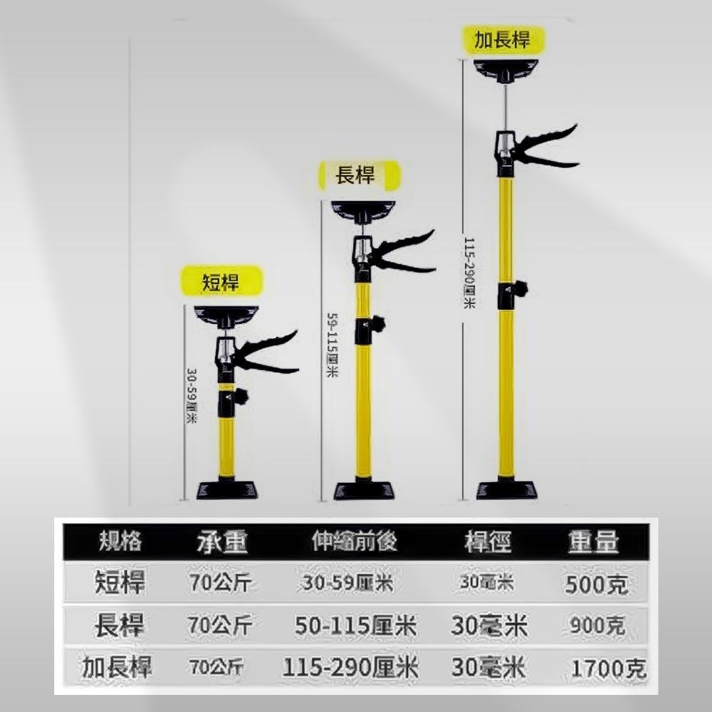 超能玩工 包退0費用●櫃子 吊櫃 支撐桿 可伸縮 吊頂 升降支架 櫥櫃 支撐神器 頂桿吊頂支架 支撐 省力 系統 木工-細節圖3