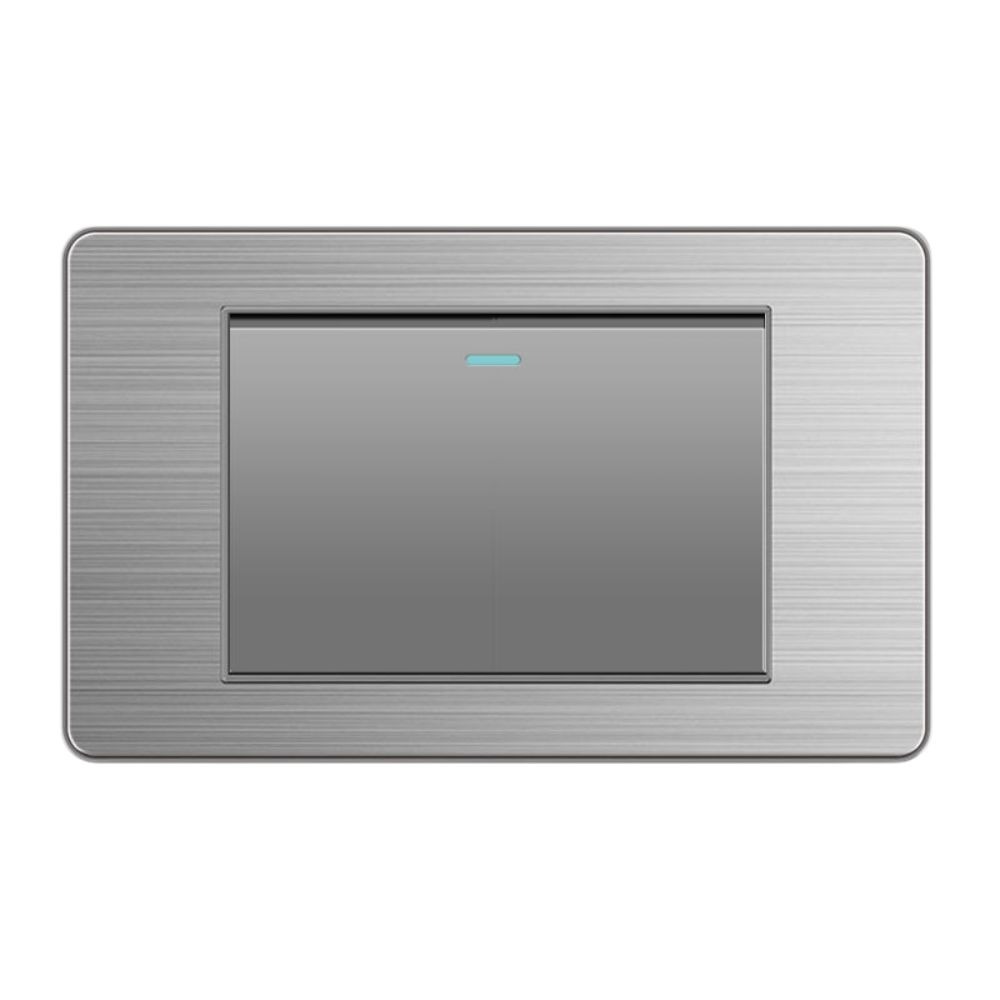 超能玩工 包退0費用●插座開關面板 不鏽鋼拉絲系列面板 單開雙開三開 台灣專用 直插式 電源插座開關 USB TypeC-規格圖9