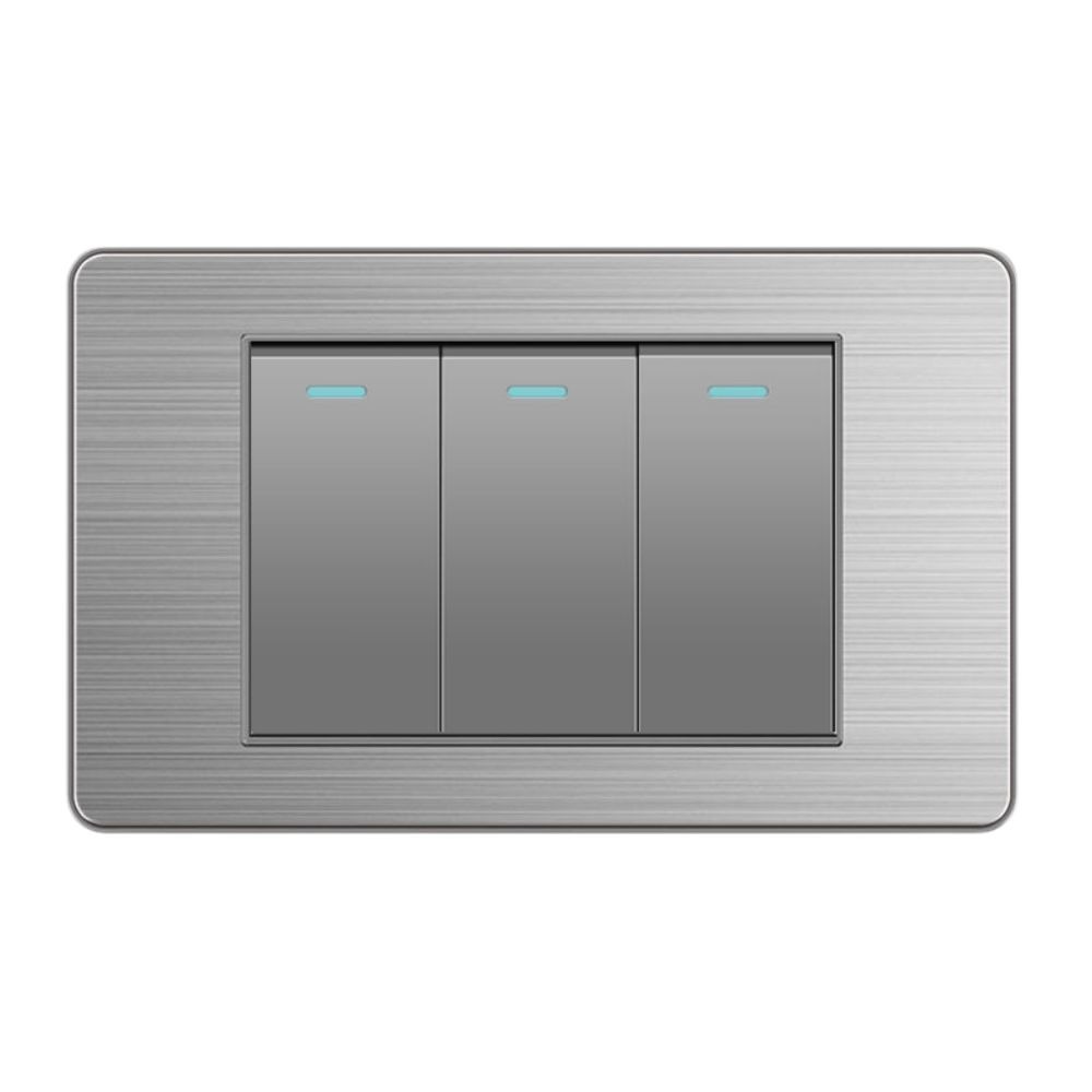 超能玩工 包退0費用●插座開關面板 不鏽鋼拉絲系列面板 單開雙開三開 台灣專用 直插式 電源插座開關 USB TypeC-規格圖9