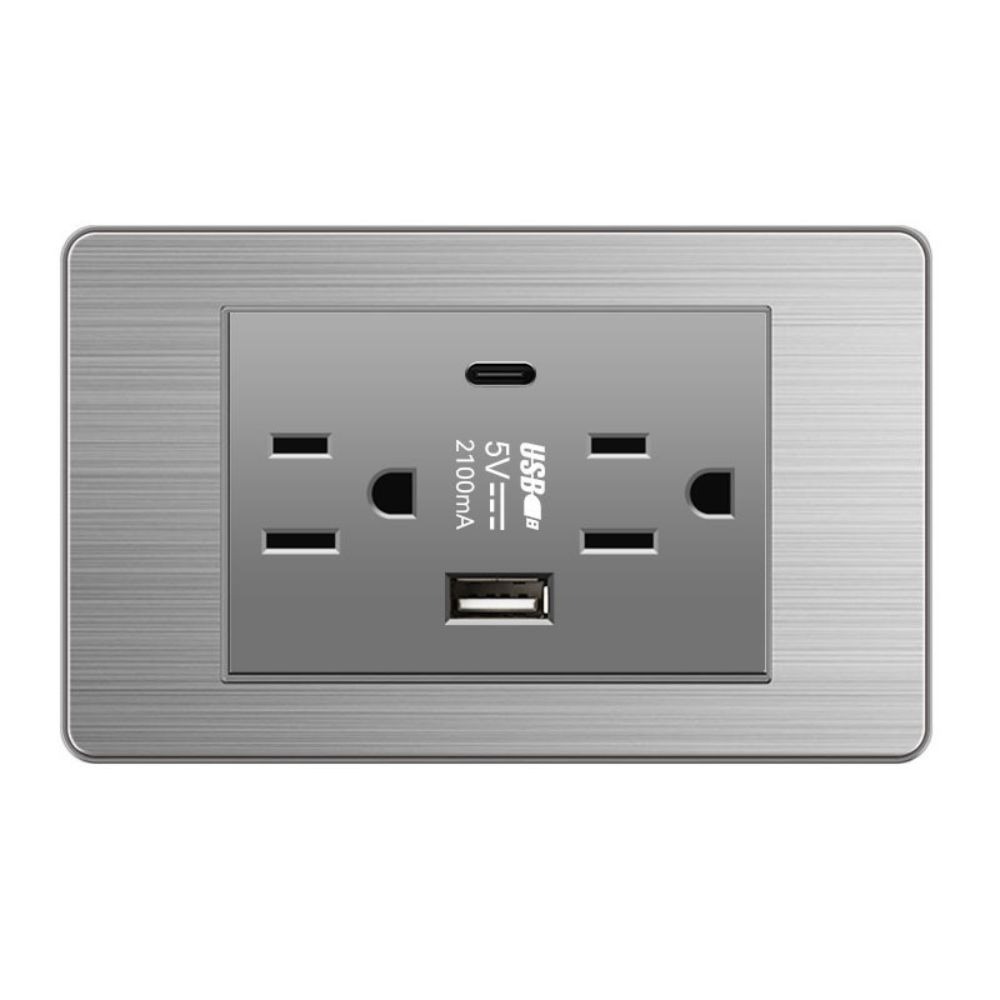 扁6孔USB+TYPE-C(2.1)