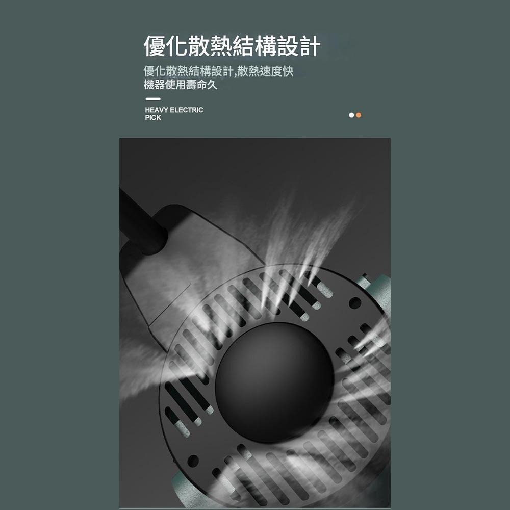 超能玩工 保固1年●大功率重型電鎬 強力型 打石機 碎石機 電動鑿 重型電鎬 電鎬 鑽槌 鑿尾 水泥工地-細節圖7