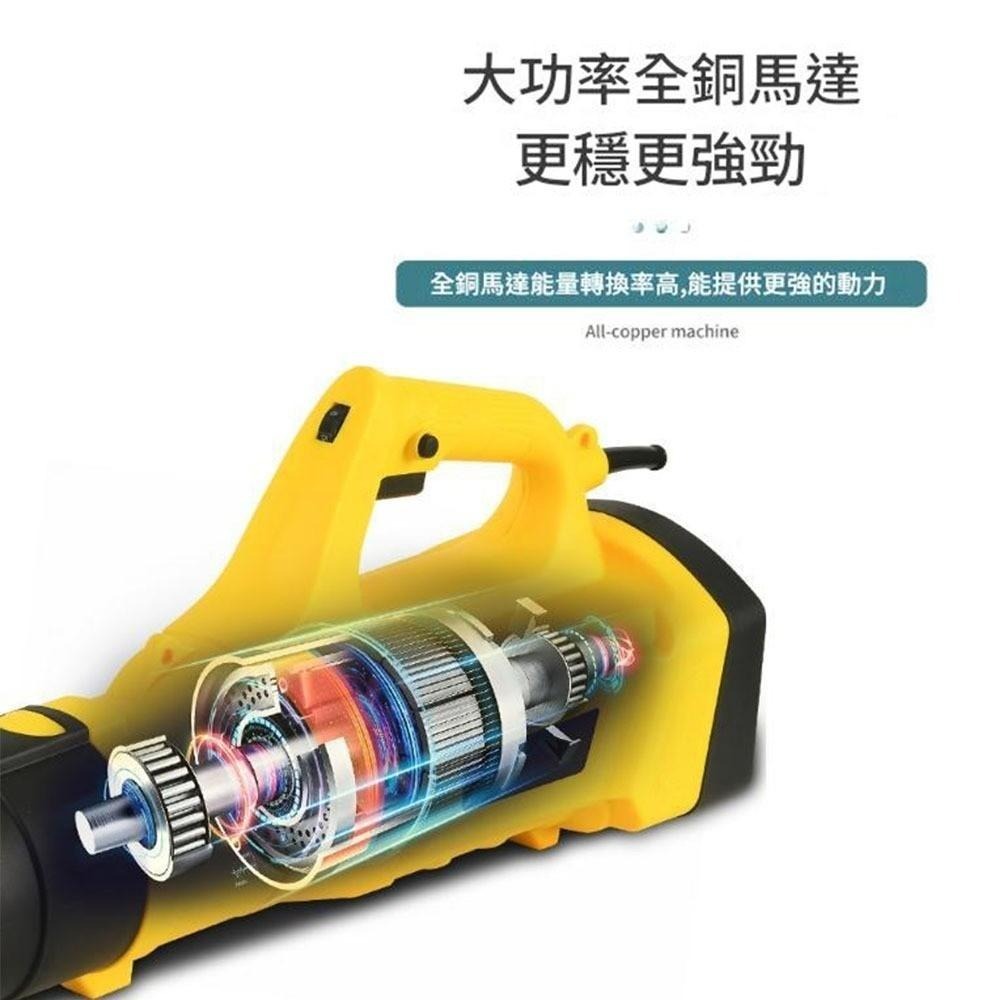 超能玩工 保固一年●工業暴風機110V 6檔速 鼓風機 超強風力高品質 吹車落葉鼓風機 吹葉機 工業鼓風機-細節圖7