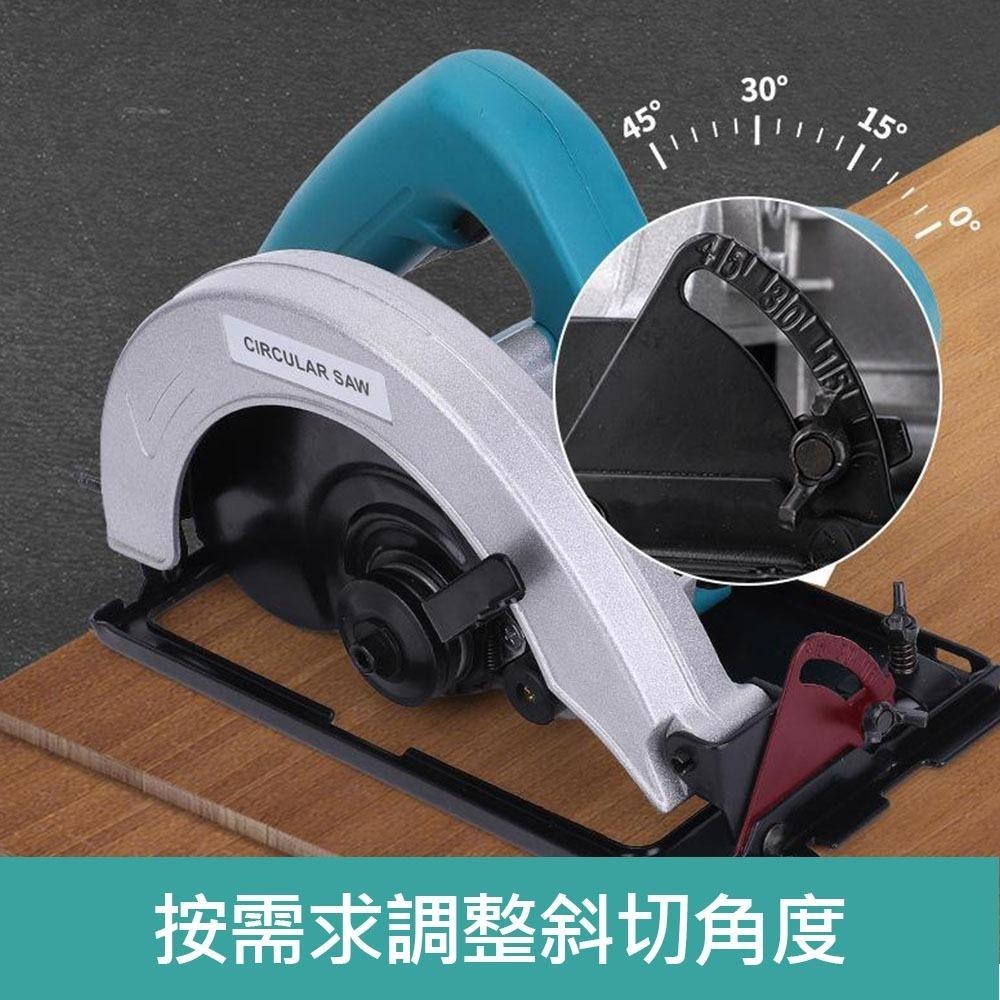 超能玩工 保固1年●圓鋸機 7吋 電動圓鋸機 110V 電圓鋸 切割機 木工鋸機 切斷機 電鋸 圓鋸機 切割器 電鋸-細節圖6