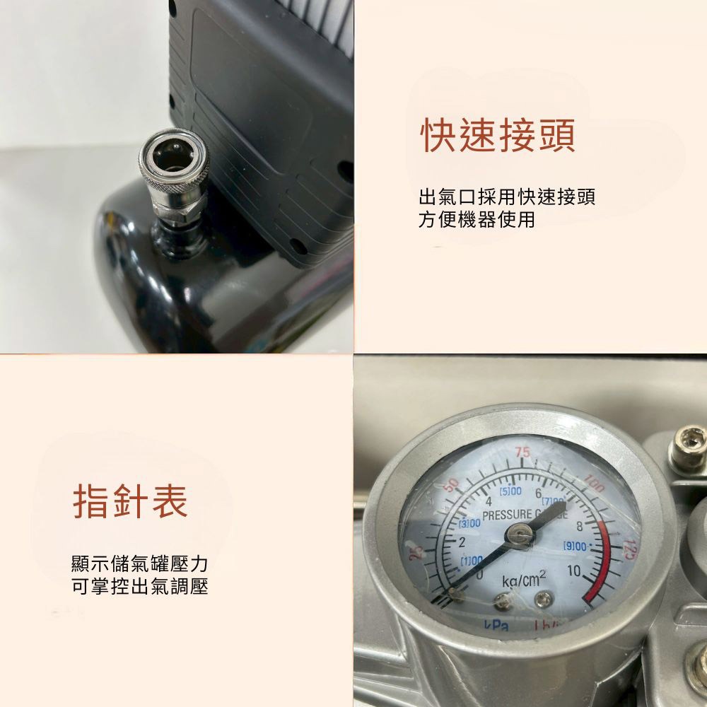 超能玩工 保固1年●21V充電式空壓機 6L 空壓機 空氣壓縮機 手提空壓機 充氣泵 打氣機 電動工具 現貨-細節圖5