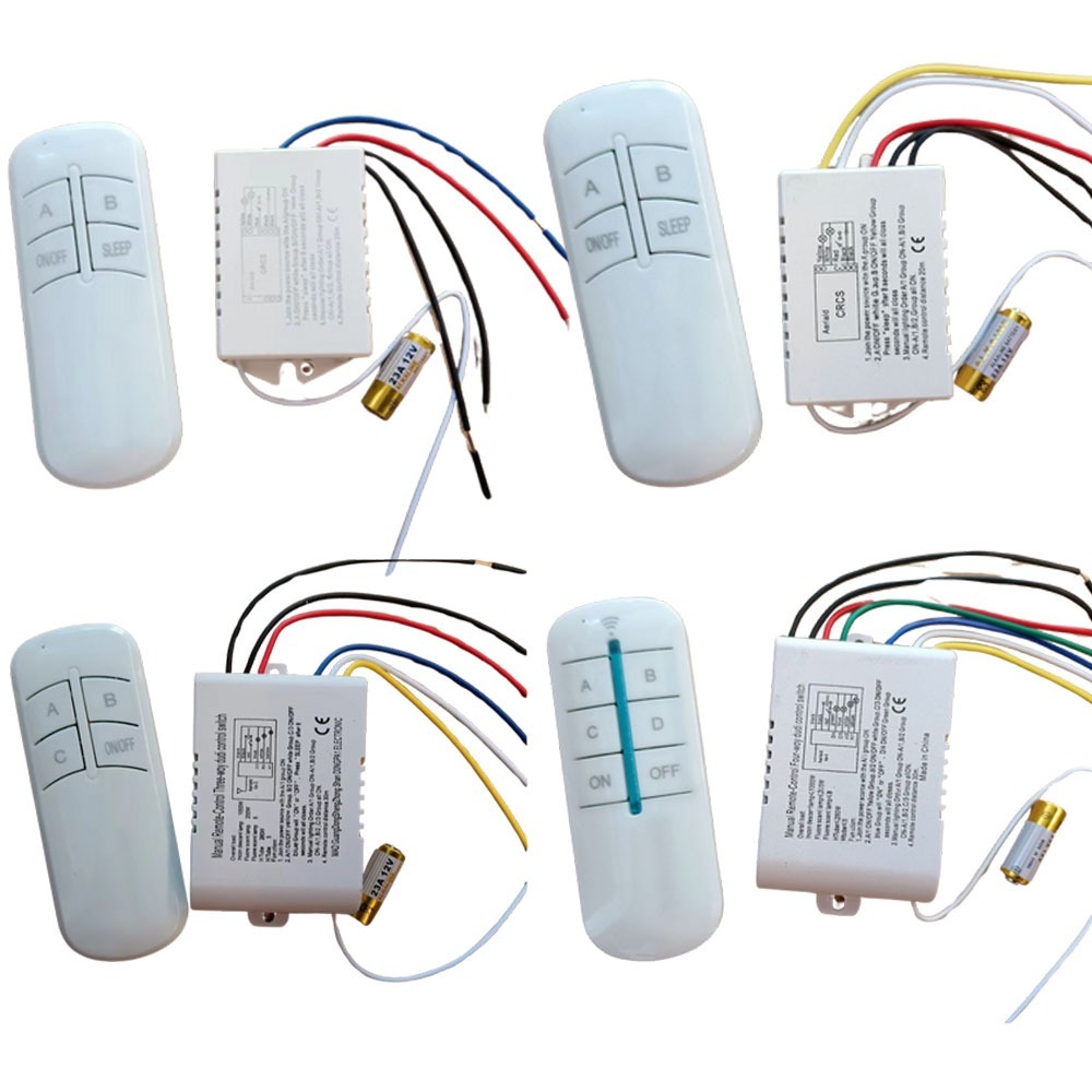 超能玩工 包退0費用●遙控燈具開關 DIY燈具開關 智慧燈控 LED 電燈遙控器 紅外線 開關面板 家用電燈控制 現貨-細節圖2