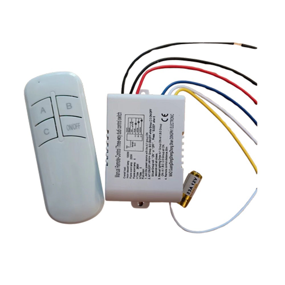 超能玩工 包退0費用●遙控燈具開關 DIY燈具開關 智慧燈控 LED 電燈遙控器 紅外線 開關面板 家用電燈控制 現貨-規格圖5