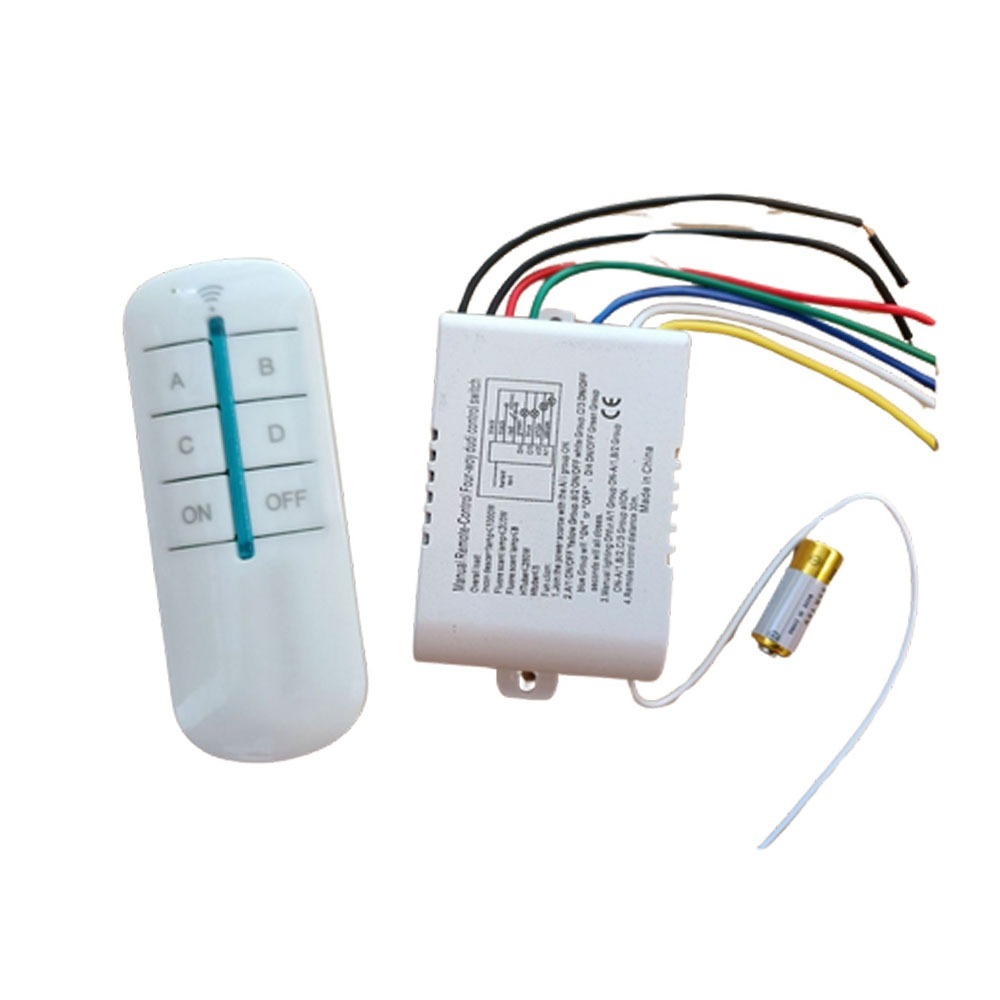 超能玩工 包退0費用●遙控燈具開關 DIY燈具開關 智慧燈控 LED 電燈遙控器 紅外線 開關面板 家用電燈控制 現貨-規格圖5