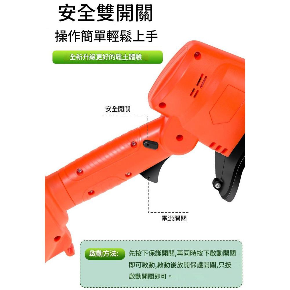 超能玩工 保固一年●鋰電微耕機 手持鋰電微耕機 電動鬆土機 鬆土機 除草機 微耕機 電動鋤頭 電動工具 台灣出貨-細節圖5