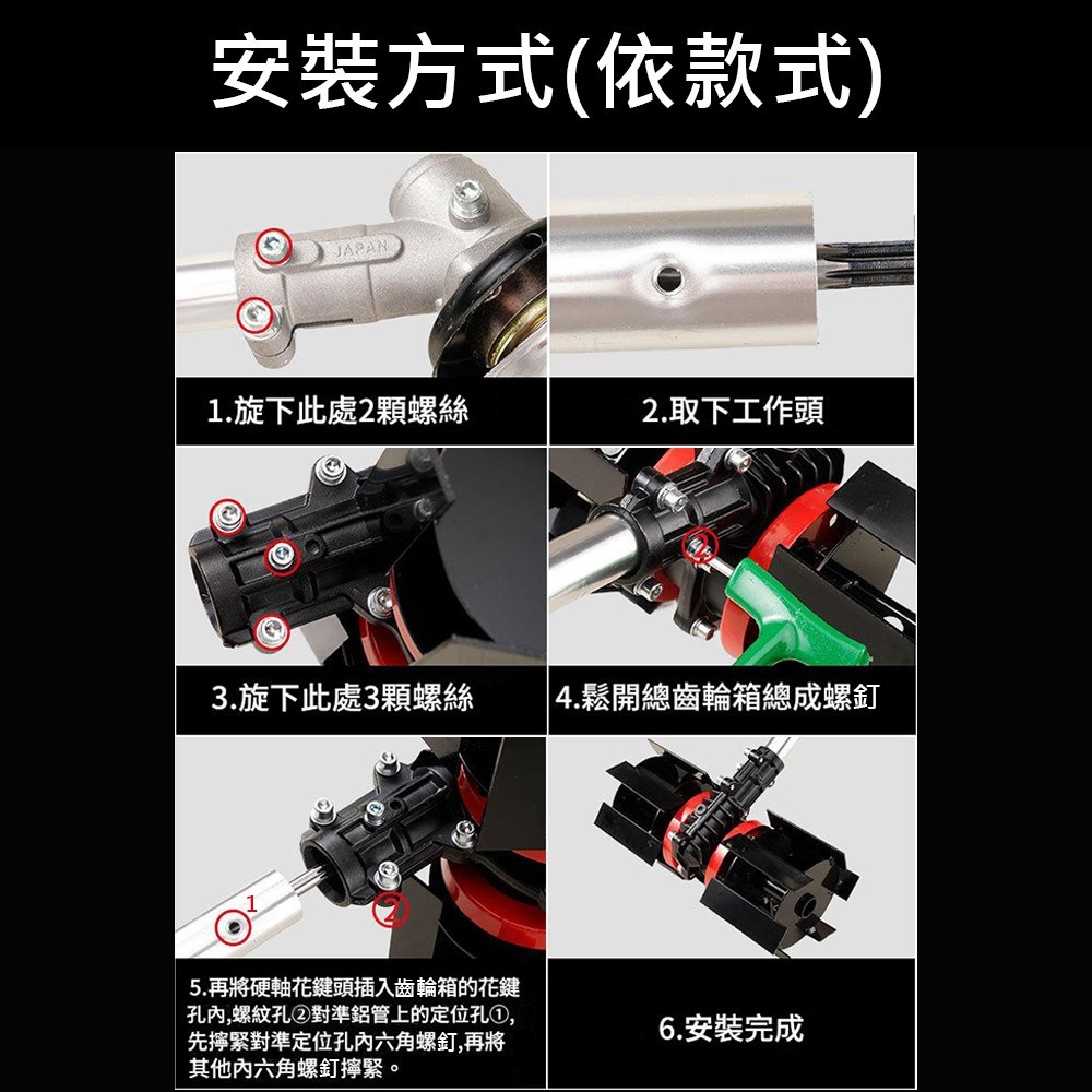 超能玩工 包退0費用●小型鬆土機 除草輪 鬆土輪 深耕輪 開溝輪 割草機 翻土機 開溝器 小牛 台灣現貨-細節圖7