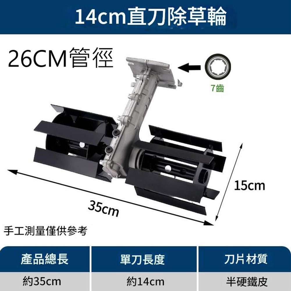 超能玩工 包退0費用●小型鬆土機 除草輪 鬆土輪 深耕輪 開溝輪 割草機 翻土機 開溝器 小牛 台灣現貨-規格圖8