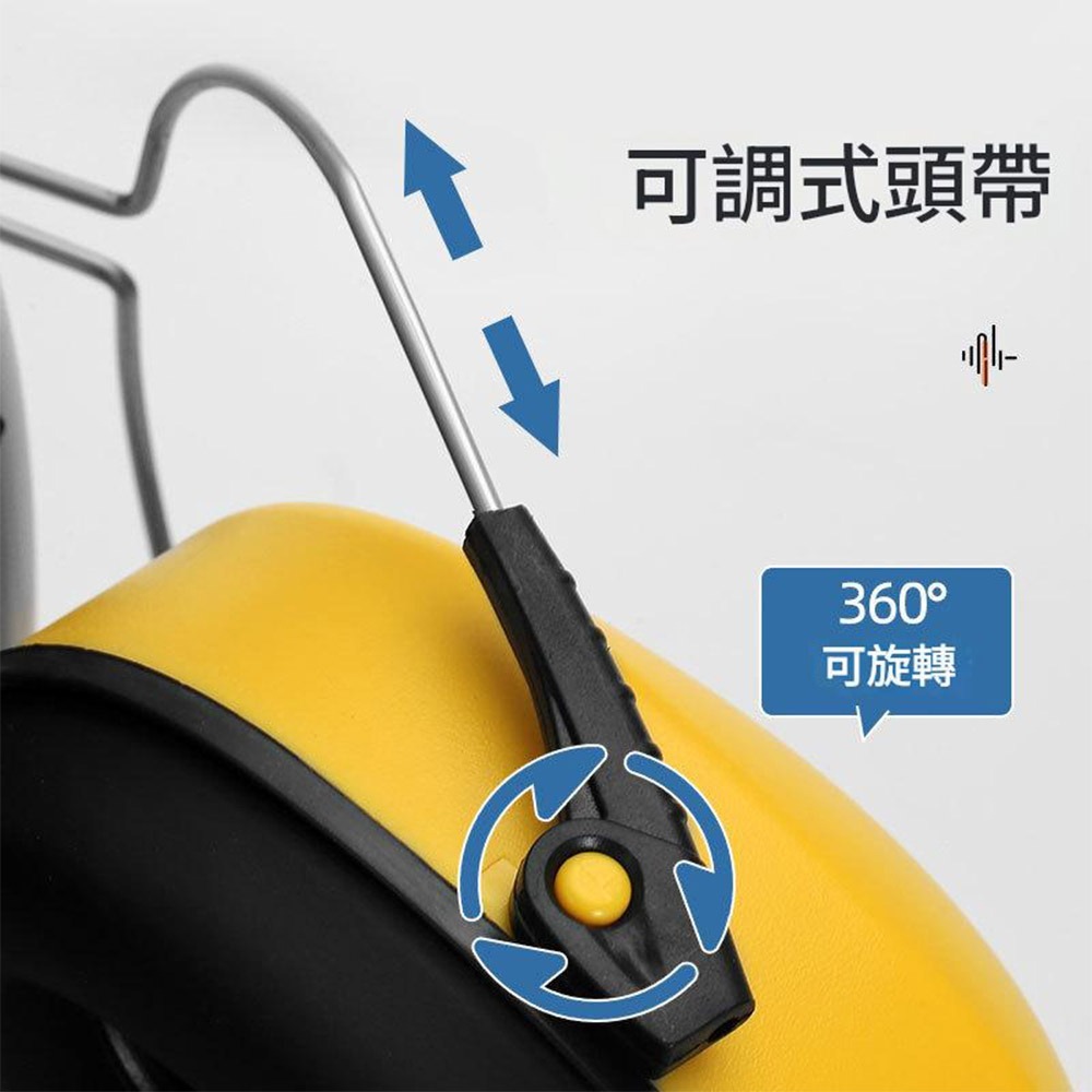 超能玩工 包退0費用●工業級隔音耳罩 安全帽式隔音耳罩 降噪耳罩 工業用耳罩 隔音降噪 高CP值 台灣現貨-細節圖7