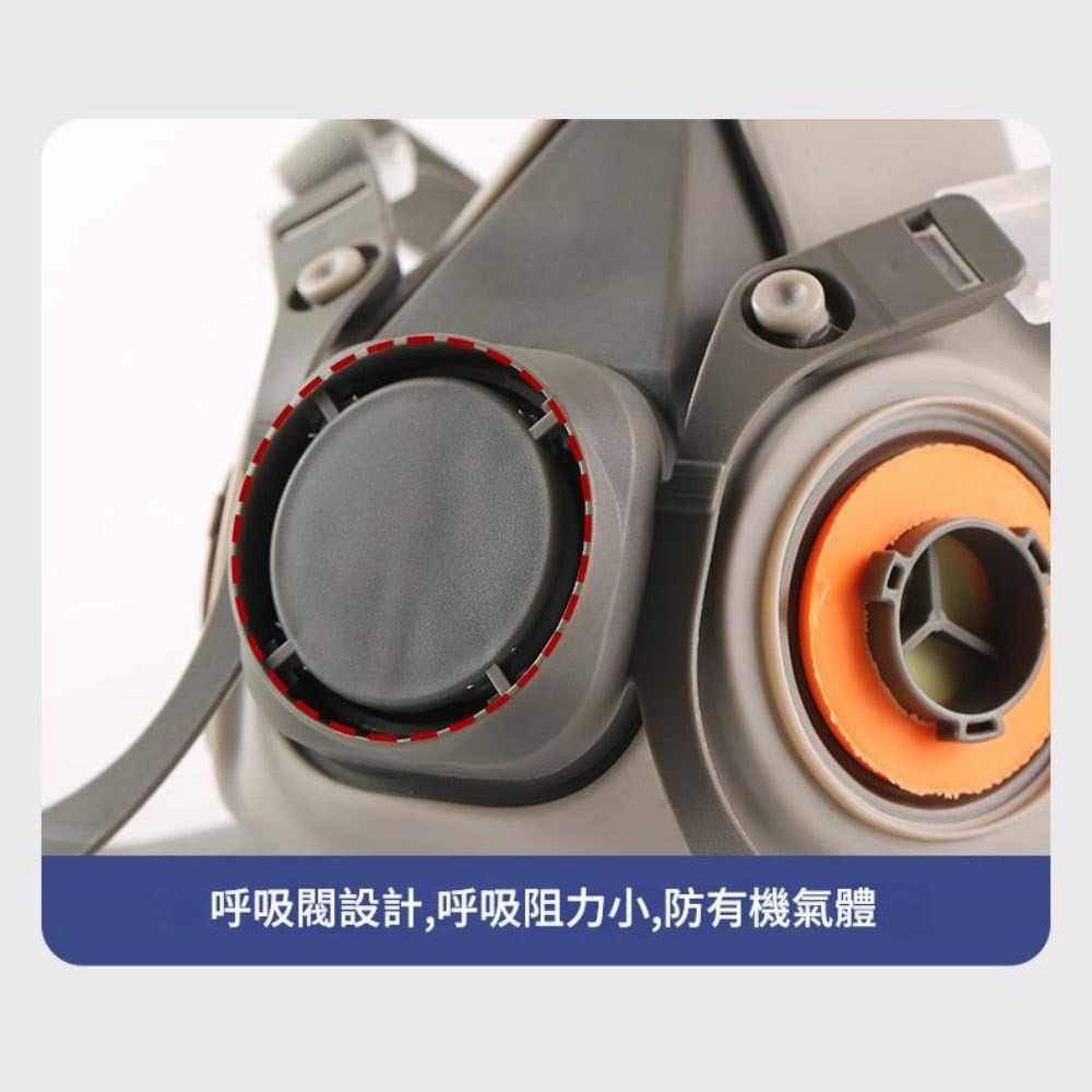 超能玩工 包退0費用●防毒面具 防毒面罩 防塵面罩 防霧護目鏡 防飛沫防塵 專用防護面罩 噴漆 化工 安全防護-細節圖4
