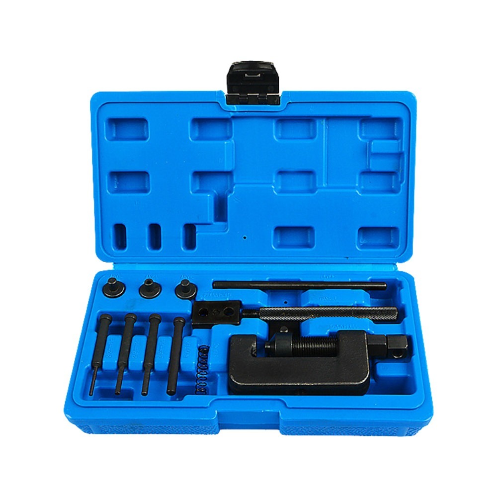 超能玩工 包退0費用●機車鏈條切割工具 套裝盒 汽車用品 維修工具 摩托車 鏈條 凸輪鏈條 斷路器 鉚釘 切割-細節圖2