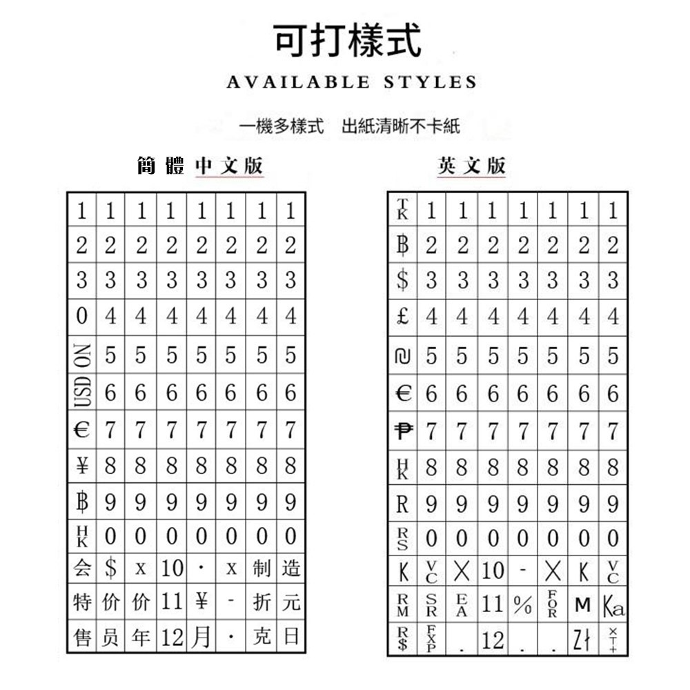 超能玩工 包退0費用●升級版 5500打標機 MX5500 打標機 8位數 手持 標價機 單排標價槍 打標槍 標籤機-細節圖8