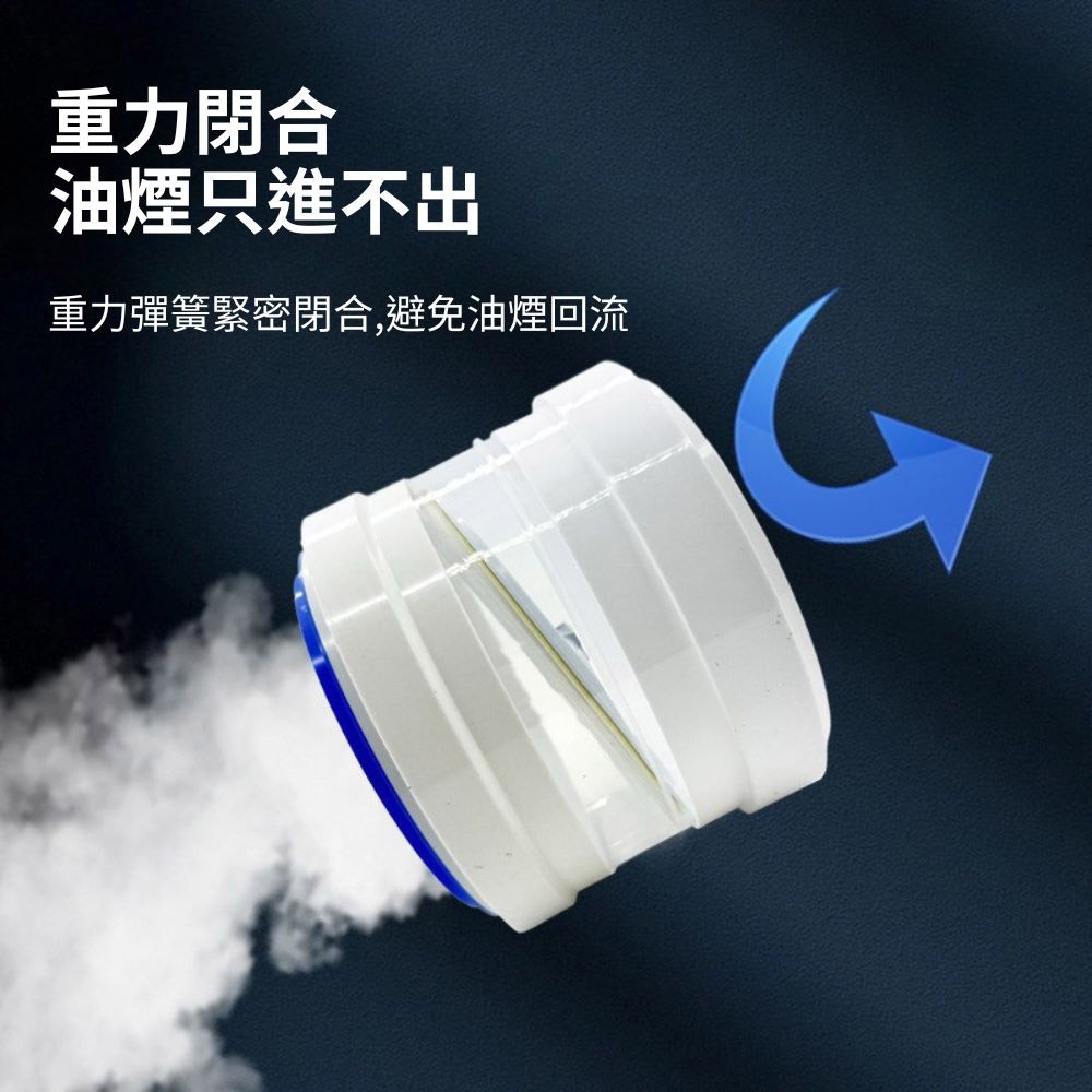 超能玩工 包退0費用●廚房油煙機止逆閥 煙道止逆閥 PVC管道止迴閥 油煙機止迴閥 單向止煙閥 止回閥 台灣現貨-細節圖3