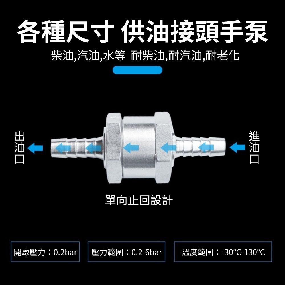 超能玩工 包退0費用●燃油單向止回閥 汽車鋁合金汽油止逆閥 鋁合金止逆閥 柴油止流閥 單向閥 台灣現貨-細節圖6