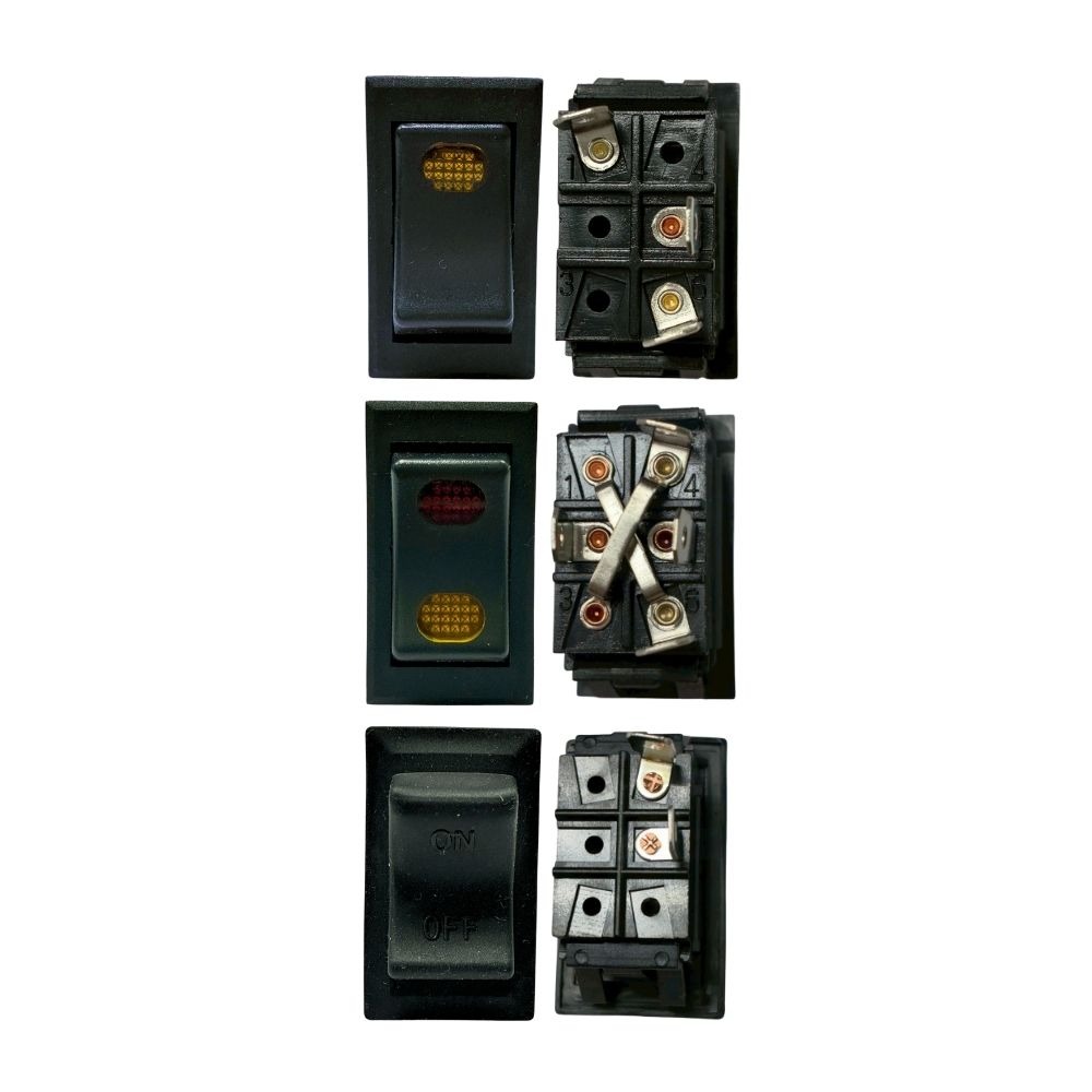 超能玩工 包退0費用●KCD2-7 船型開關 12V 24V 通用 2P/3P/4P LED 霧燈 ON-OFF 大燈-細節圖2