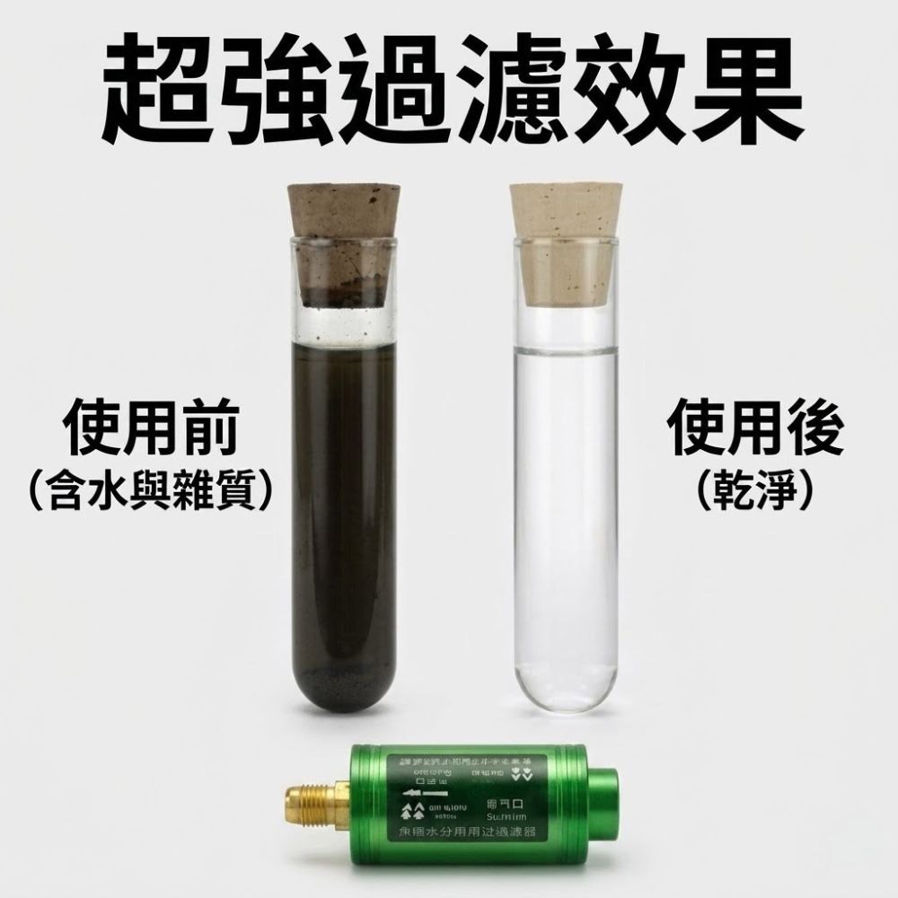 超能玩工 包退0費用●水分雜質乾燥過濾器 真空泵過濾器 雜質水分兩用 真空幫浦配件 抽真空過濾器 濾水管 台灣現貨-細節圖9