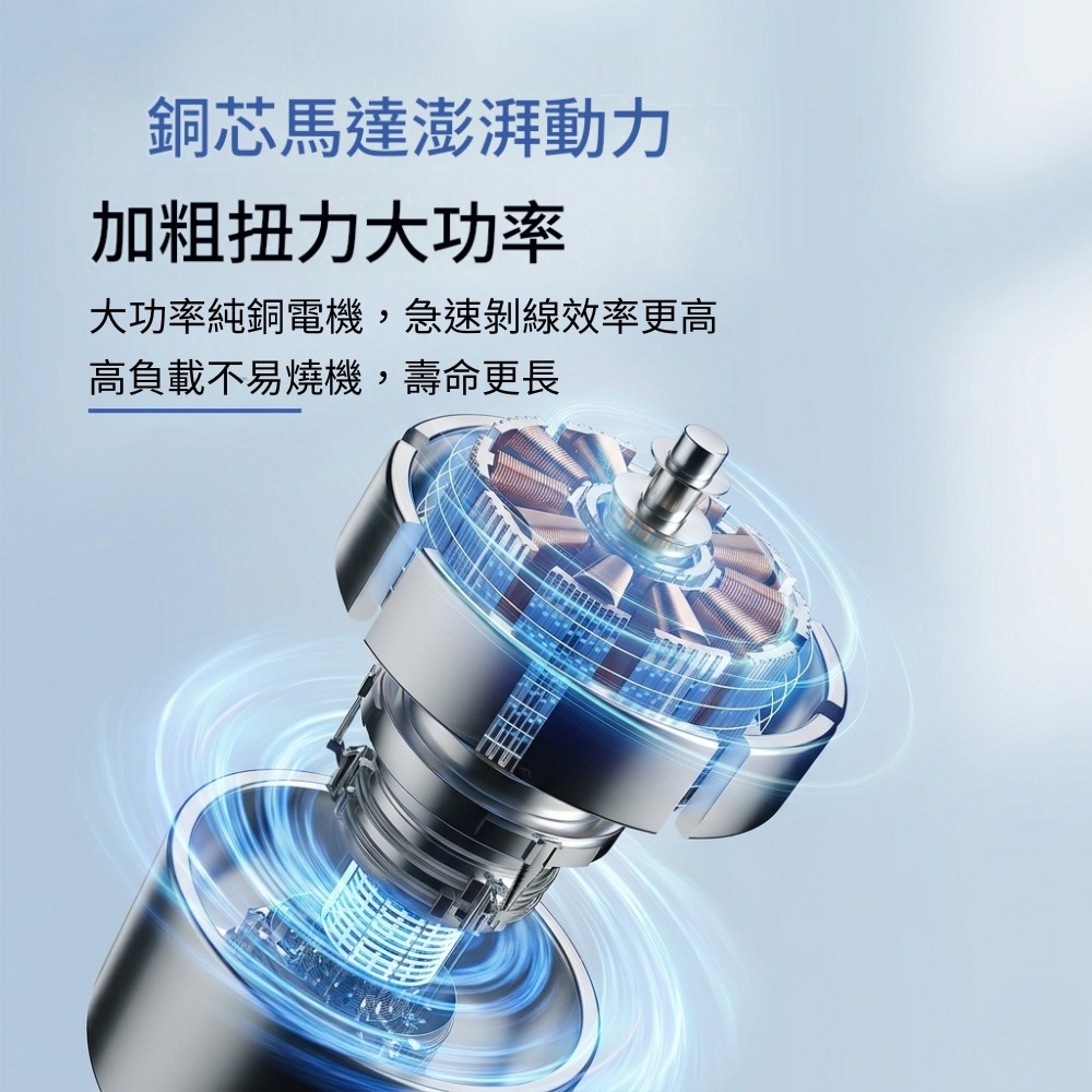 超能玩工 保固一年●自動剝線機 電動 1.5-17MM 電線剝皮機 廢銅線 專業 多孔 剝線神器 快剝 不傷芯 現貨-細節圖5