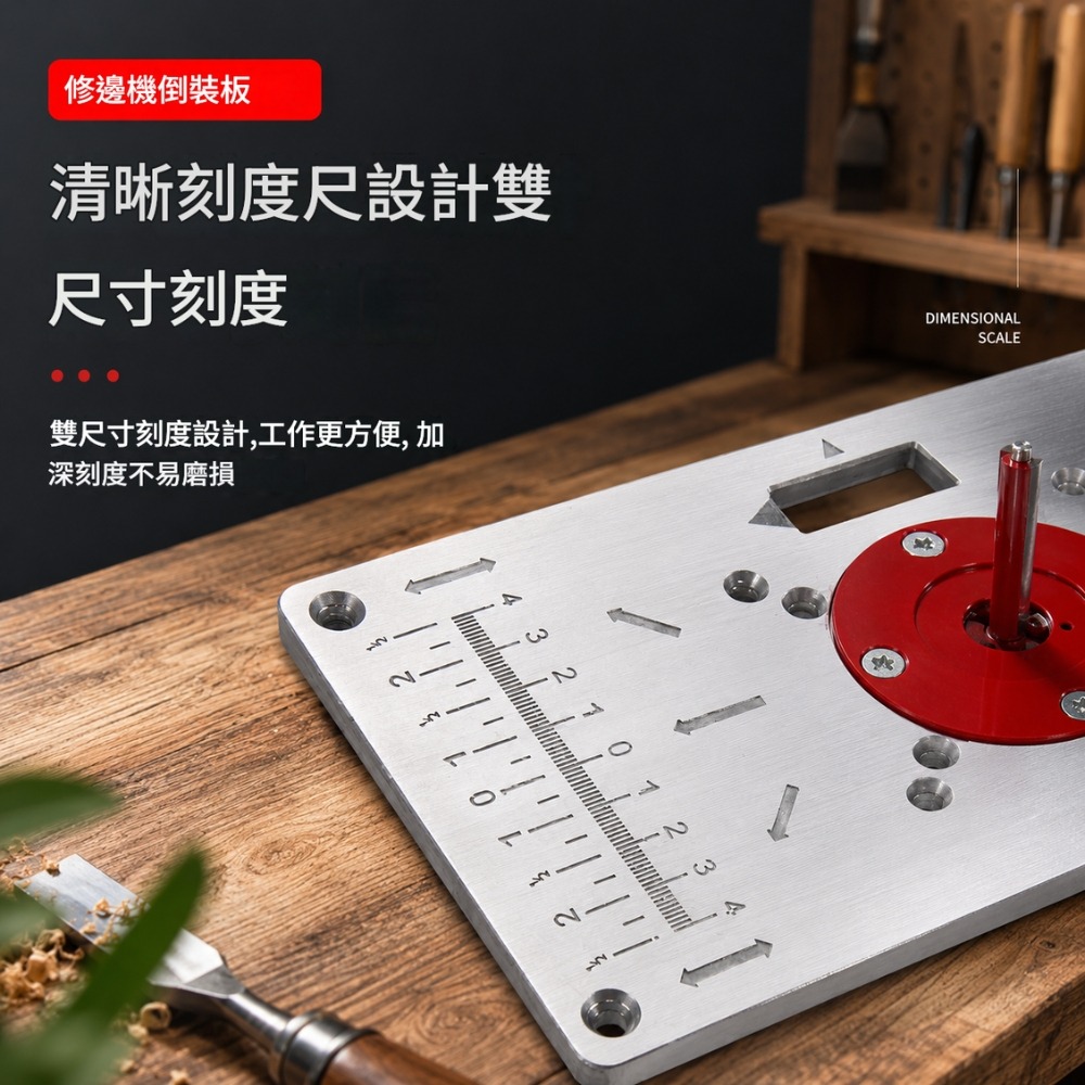 超能玩工 包退0費用●木工修邊機倒裝面板 木工修邊機倒裝板工作台 多功能 修邊機 倒裝板 木工倒裝檯面 木工開槽-細節圖6