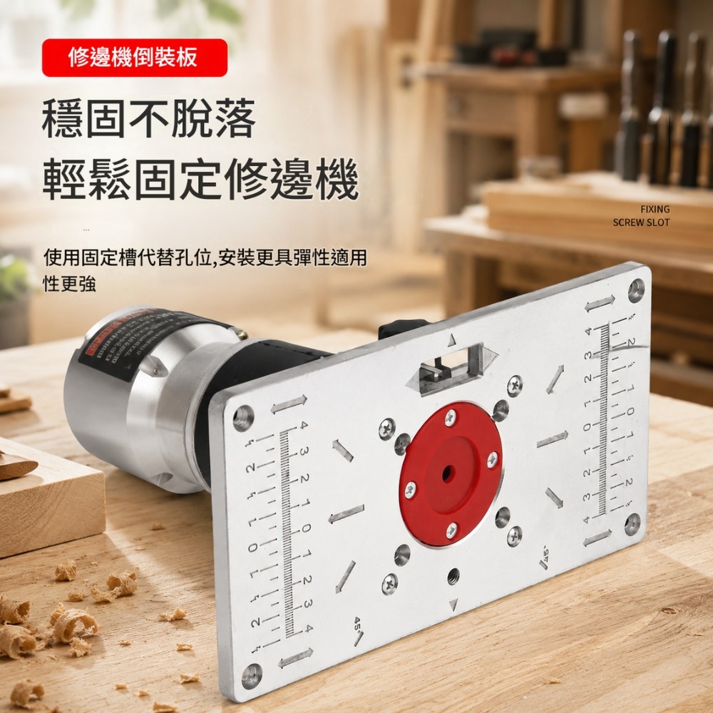 超能玩工 包退0費用●木工修邊機倒裝面板 木工修邊機倒裝板工作台 多功能 修邊機 倒裝板 木工倒裝檯面 木工開槽-細節圖7