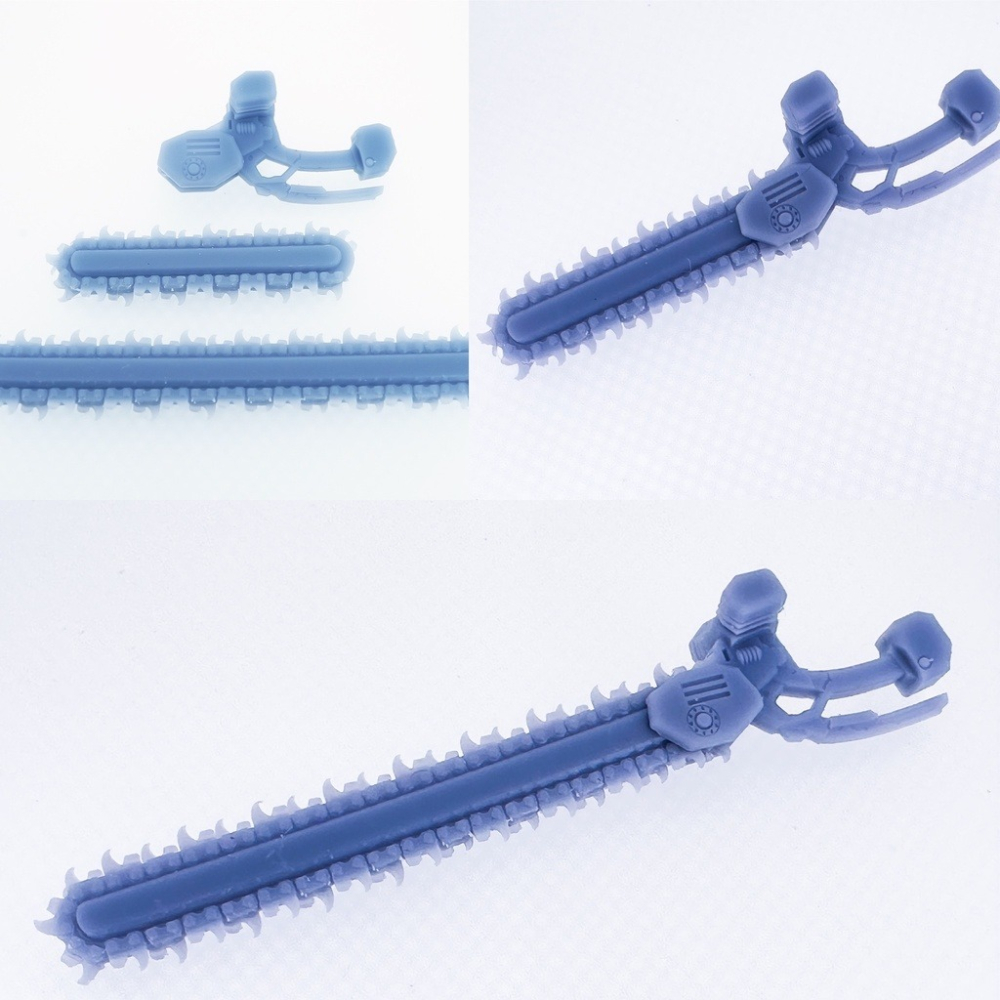 1/12 チェンソーブレード（長短差し替えセット）-細節圖3