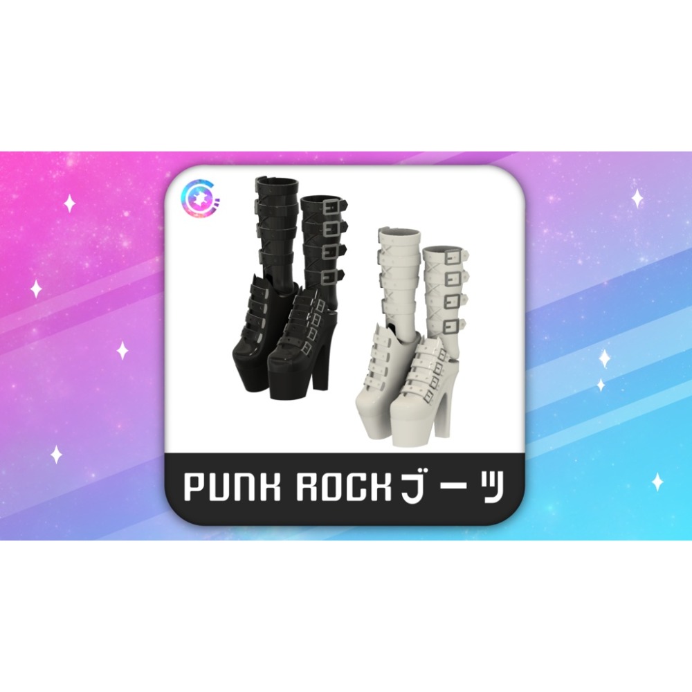 PUNK ROCKブーツ-規格圖1