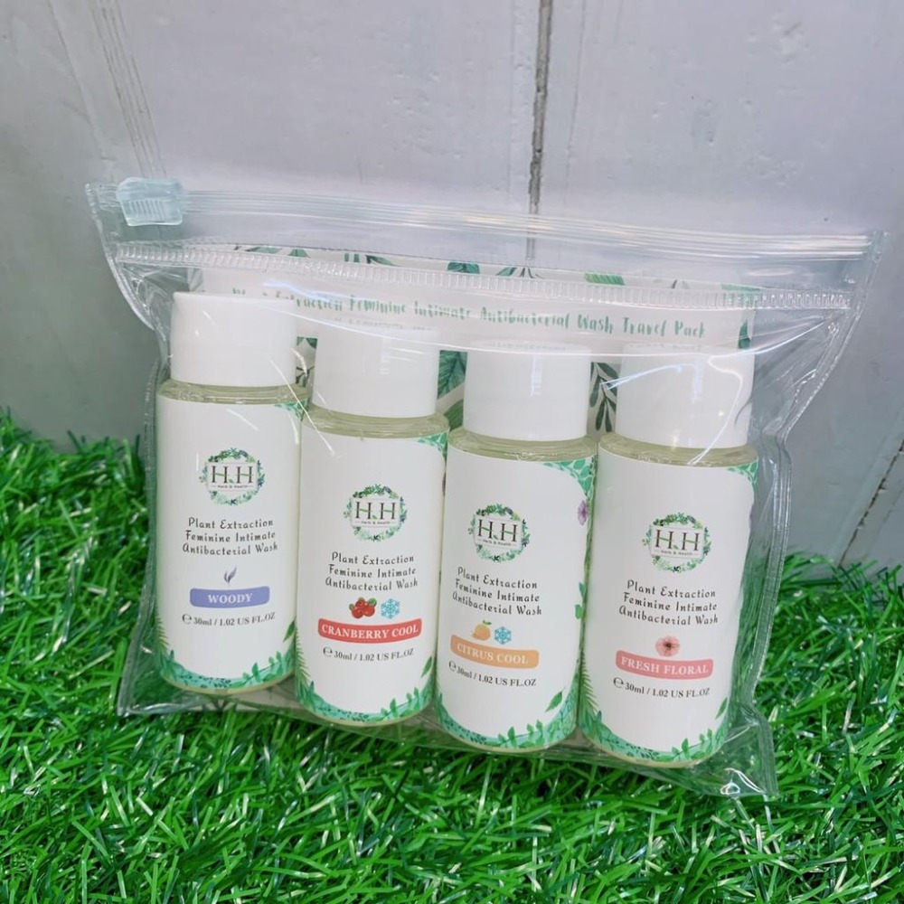 公司貨✔HH 私密植萃潔淨露 旅行組 30ml 4罐入 (柑橘涼感、蔓越莓涼感、悠然木質、清新花香)-好buy家-細節圖2