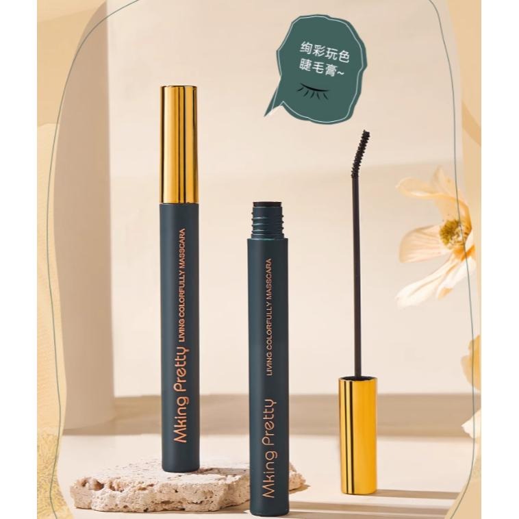 ❤️台灣現貨❤️彩色睫毛膏女纖長卷翹超長 不暈染 持久防水防汗 細刷頭  睫毛刷-細節圖2