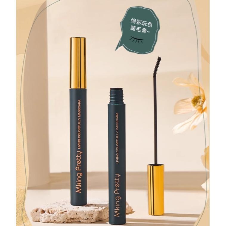 ❤️台灣現貨❤️彩色睫毛膏女纖長卷翹超長 不暈染 持久防水防汗 細刷頭  睫毛刷-細節圖2