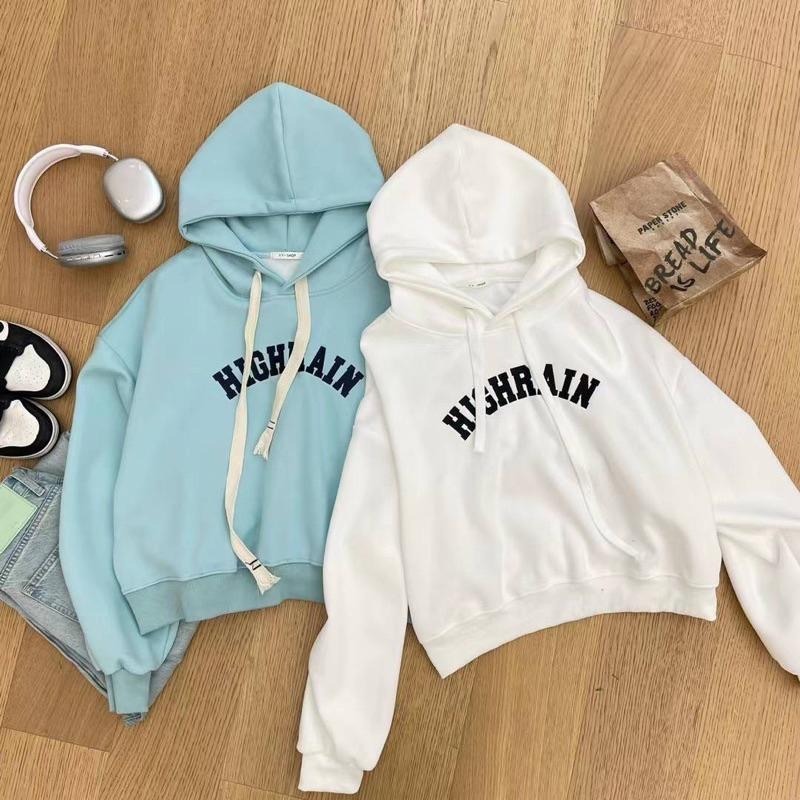 N-1109 𝓢𝓱𝓸𝓹 現貨🏷高磅數舒適棉質連帽字母刺繡上衣-細節圖3