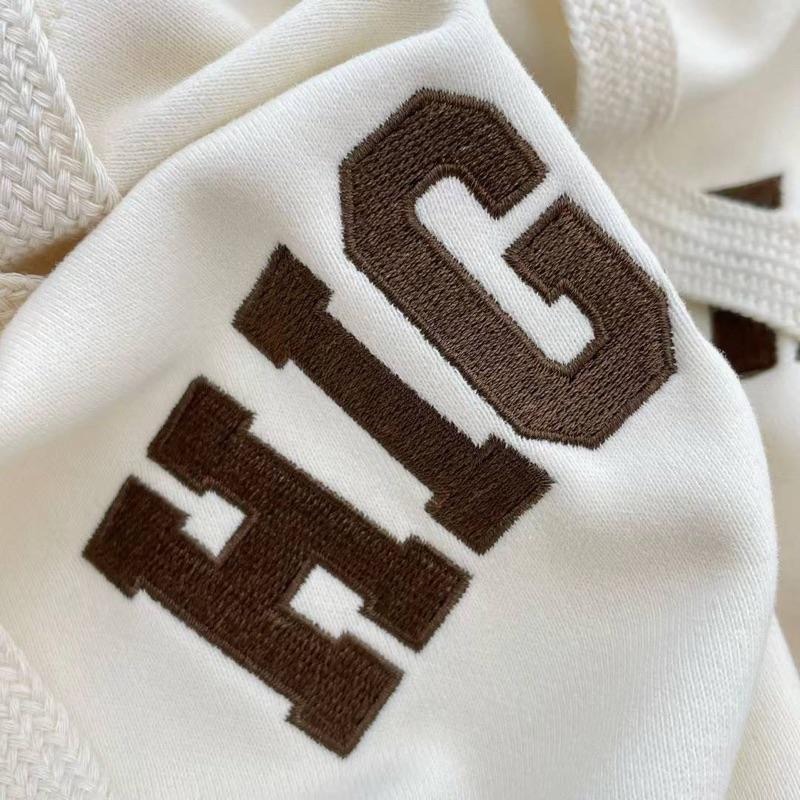 N-1109 𝓢𝓱𝓸𝓹 現貨🏷高磅數舒適棉質連帽字母刺繡上衣-細節圖4