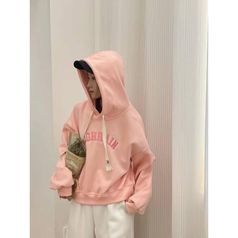 N-1109 𝓢𝓱𝓸𝓹 現貨🏷高磅數舒適棉質連帽字母刺繡上衣-細節圖9