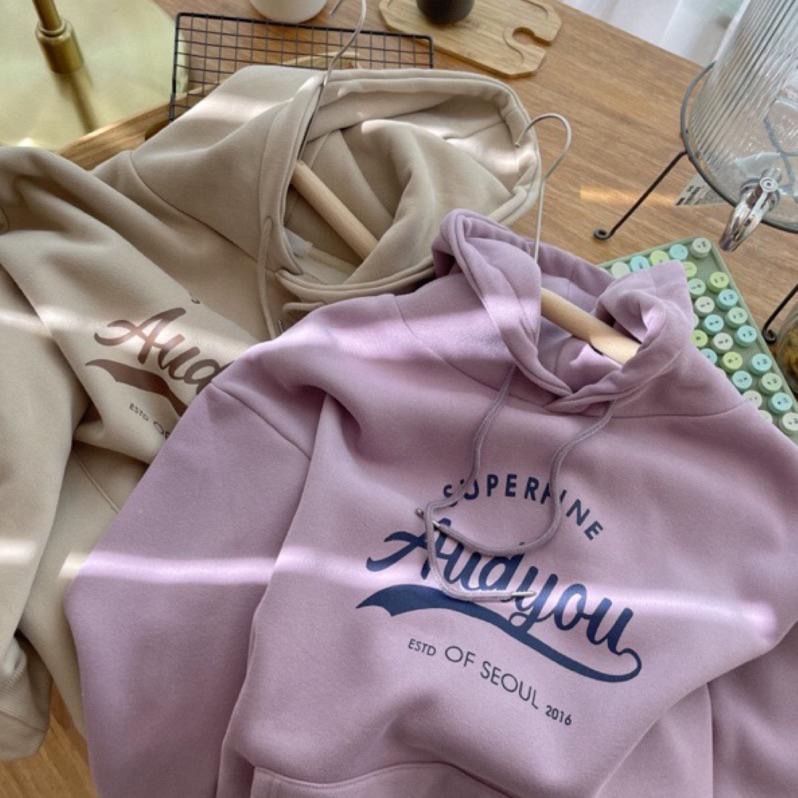 N-1109 𝓢𝓱𝓸𝓹 現貨🏷刷毛美式印花口袋連帽衣-細節圖2