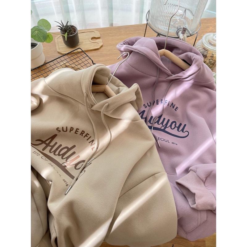 N-1109 𝓢𝓱𝓸𝓹 現貨🏷刷毛美式印花口袋連帽衣-細節圖3