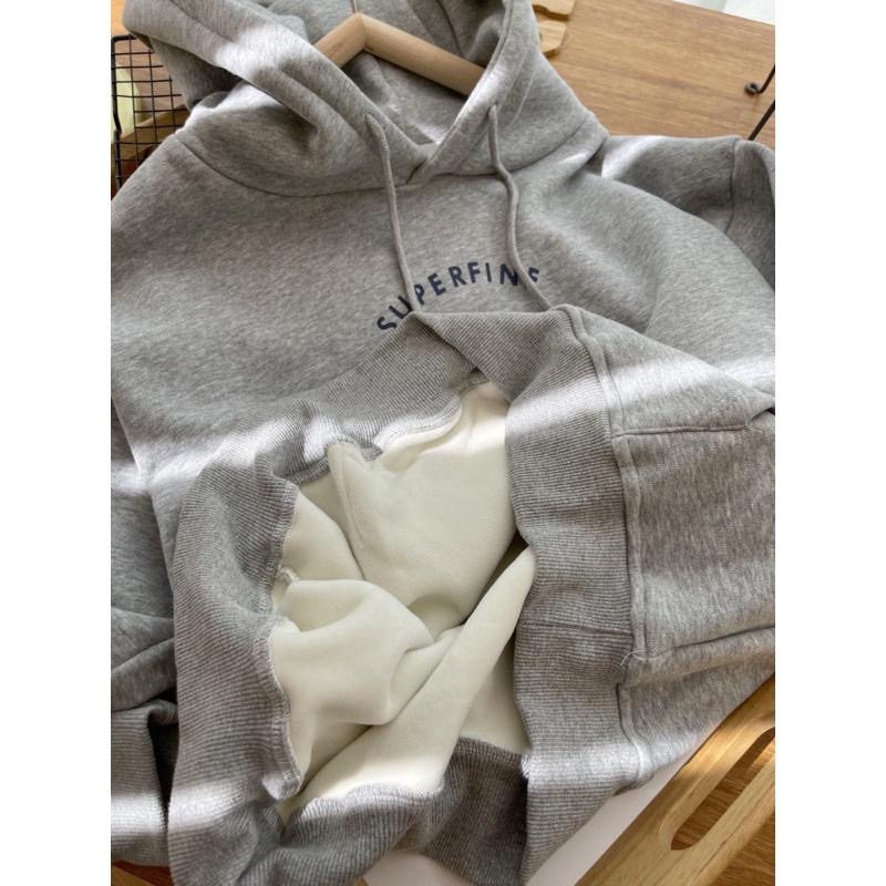 N-1109 𝓢𝓱𝓸𝓹 現貨🏷刷毛美式印花口袋連帽衣-細節圖5