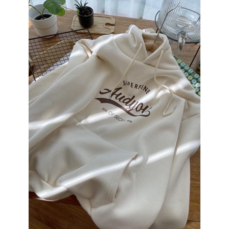 N-1109 𝓢𝓱𝓸𝓹 現貨🏷刷毛美式印花口袋連帽衣-細節圖8